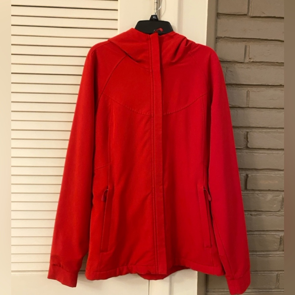 Kirkland Signature Red Plush Hooded Light Jacket